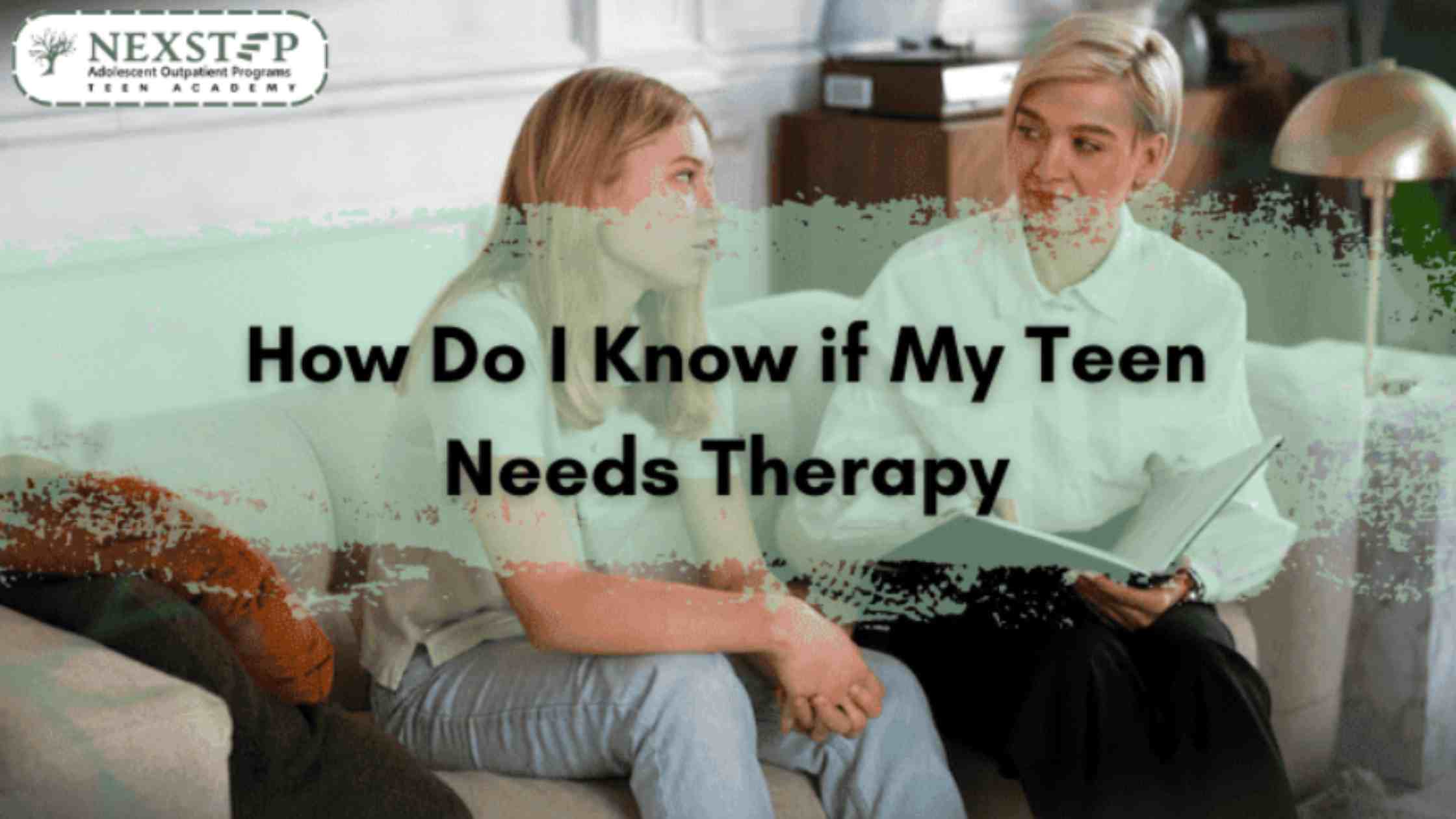 Therapist talking with a teen, representing guidance for parents on signs their teen may need therapy.